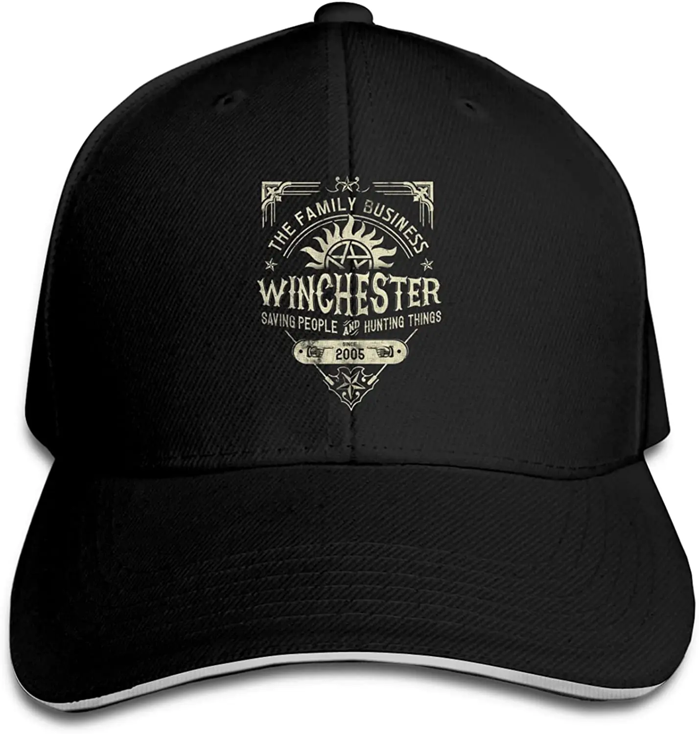 Top Trends: A Very Winchester Business Supernatural Baseball Hat Sandwich Cap Sun Hats Vintage Unisex Adjustable Of Washable Trucker Caps Shoppable Styles