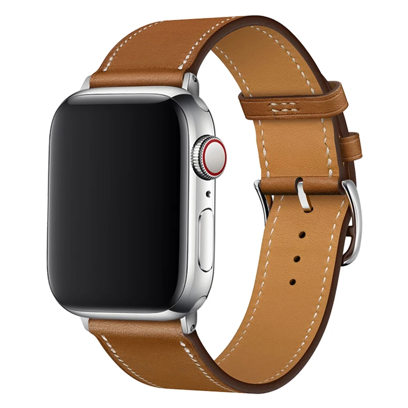 Top Trends: Leather Strap For Apple Watch Band 44mm 49mm 45mm 41mm 38mm 42mm 40mm Business Leather Bracelet IWatch Series Ultra 8 7 6 Se 5 3 Shoppable Styles