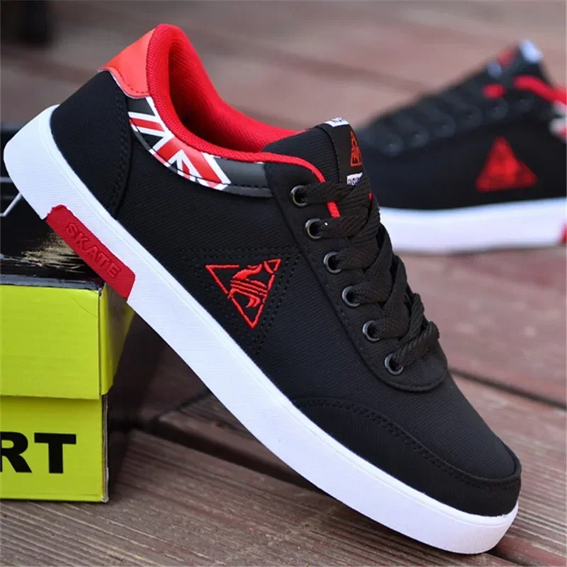 Top Trends: 2023 New Men Canvas Shoes Breathable Outdoor Mens Casual Shoes Comfortable Spring Autumn Cloth Flat Shoes Black Walking Sneakers Shoppable Styles