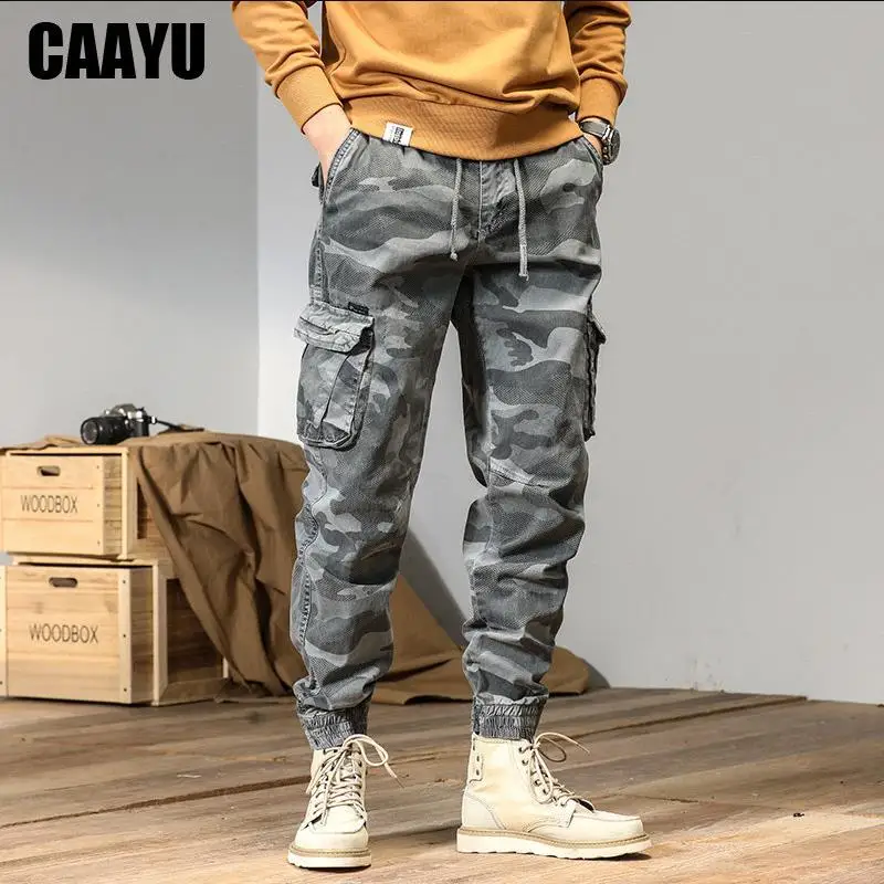 Top Trends: CAAYU Mens Cargo Pants Men 2023 Multi-pocket Male Hip Hop Japanese Streetwear Trousers Jogging Casual Camouflage Pants For Mens Shoppable Styles