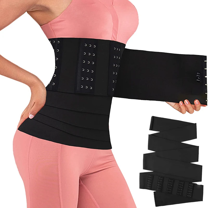 Top Trends: Buckle Bandage Wrap Adjustable Waist Trainer Tummy Slimming Belt Lumbar Support Corset Workout Belly Trimmer Sheath Shapewear Shoppable Styles