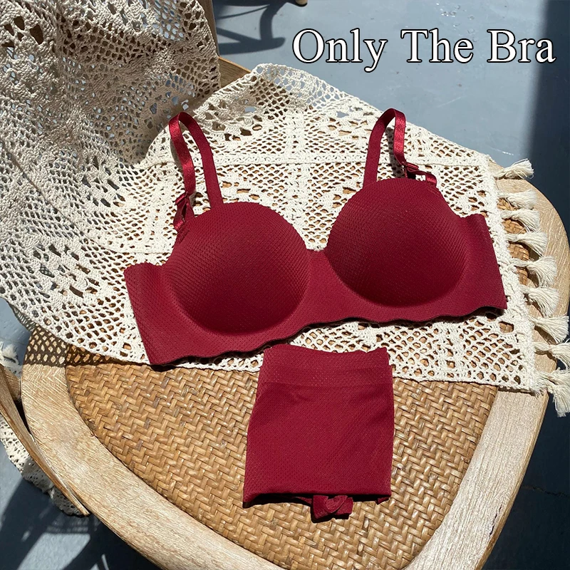 Top Trends: Sexy Women Bras Solid Color Seamless Underwear No Wire Push Up Girls Bralette Soft Breathable Lingerie Thin Tube Top Shoppable Styles