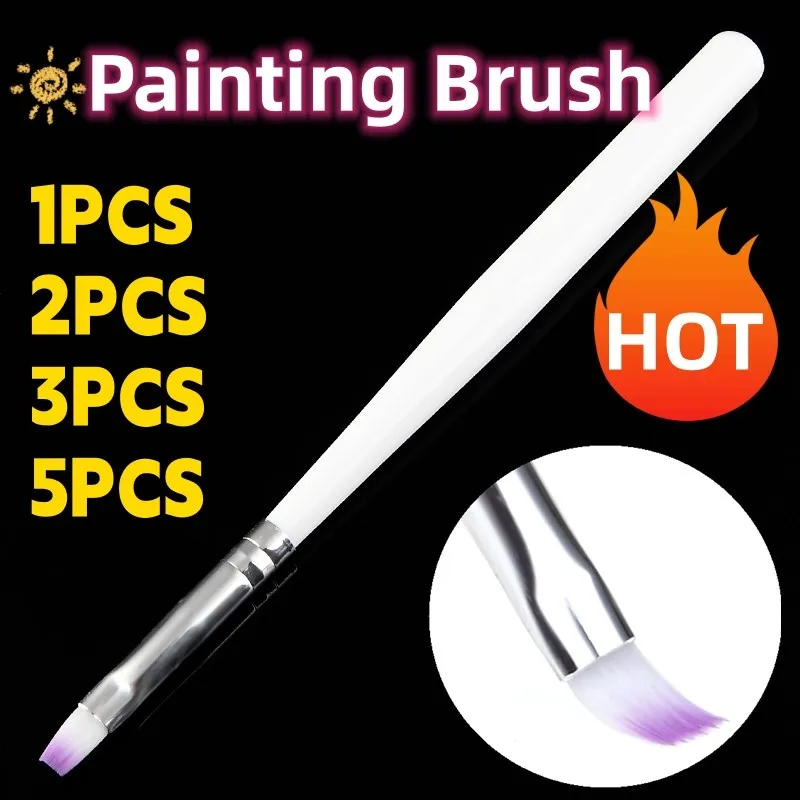 Top Trends: 1 / 2 / 3 / 5PCS UV Gel Drawing Painting Brush Drawing Pattern Nail Art Pen Extension Coating Brush DIY Gradient Brush Manicure Tool Shoppable Styles