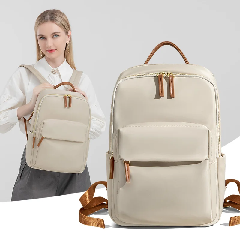 Top Trends: Backpacks Woman Laptop Backpack Business Travel Bags 15 Inches Large Notebook Back Pack Waterproof Commuter Urban Bagpack Luxury Shoppable Styles - Image 2