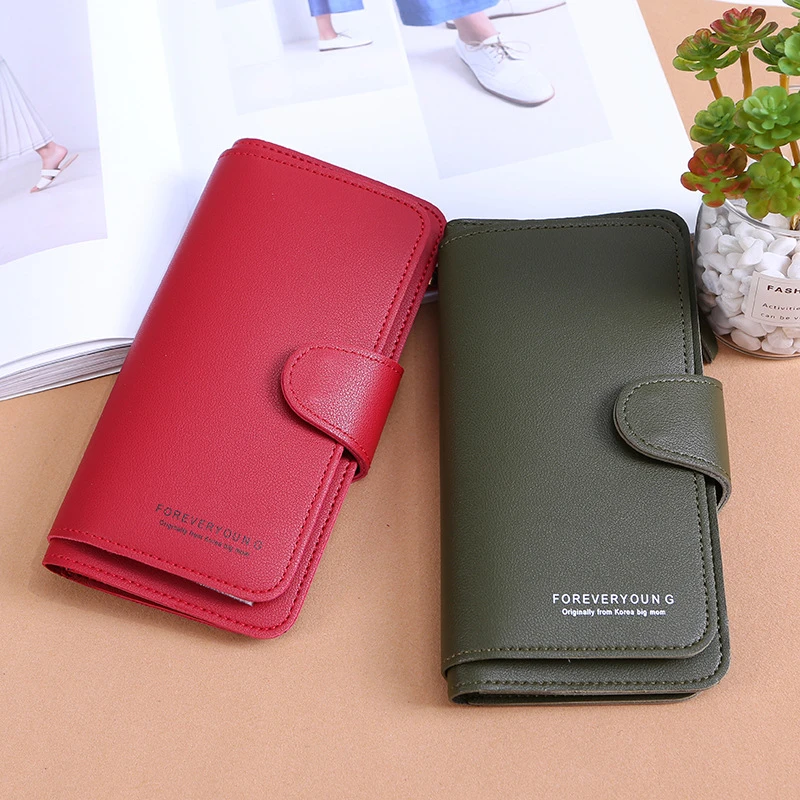 Top Trends: Wallet Women 2023 Lady Long Wallets Clutch Bag Money Purses Small Fold Leather Female Coin Purse Card Holder Carteira Feminina Shoppable Styles