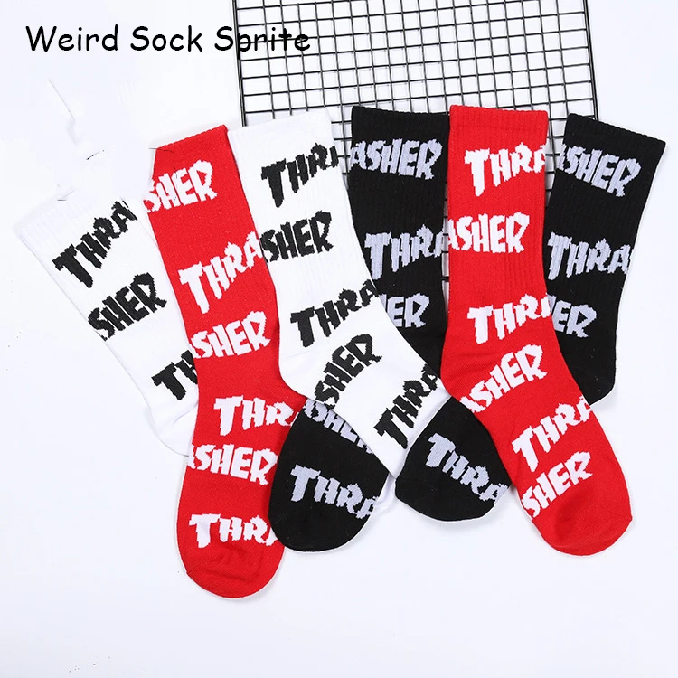 Top Trends: Spring And Autumn Korean Version Of The Trend Socks Men And Women In The Tube Combed Cotton Socks Harajuku Style Wild Baseball Shoppable Styles