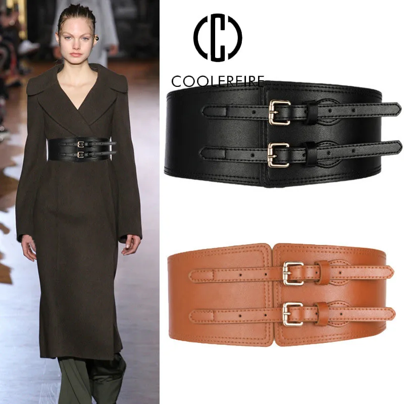 Top Trends: Women Wide Waist Belt Hot Fashion Casual Coat Suit Skirt Waist Cinturon Mujer Cummerbund Women Girl Belt For Women Strap YF1031 Shoppable Styles