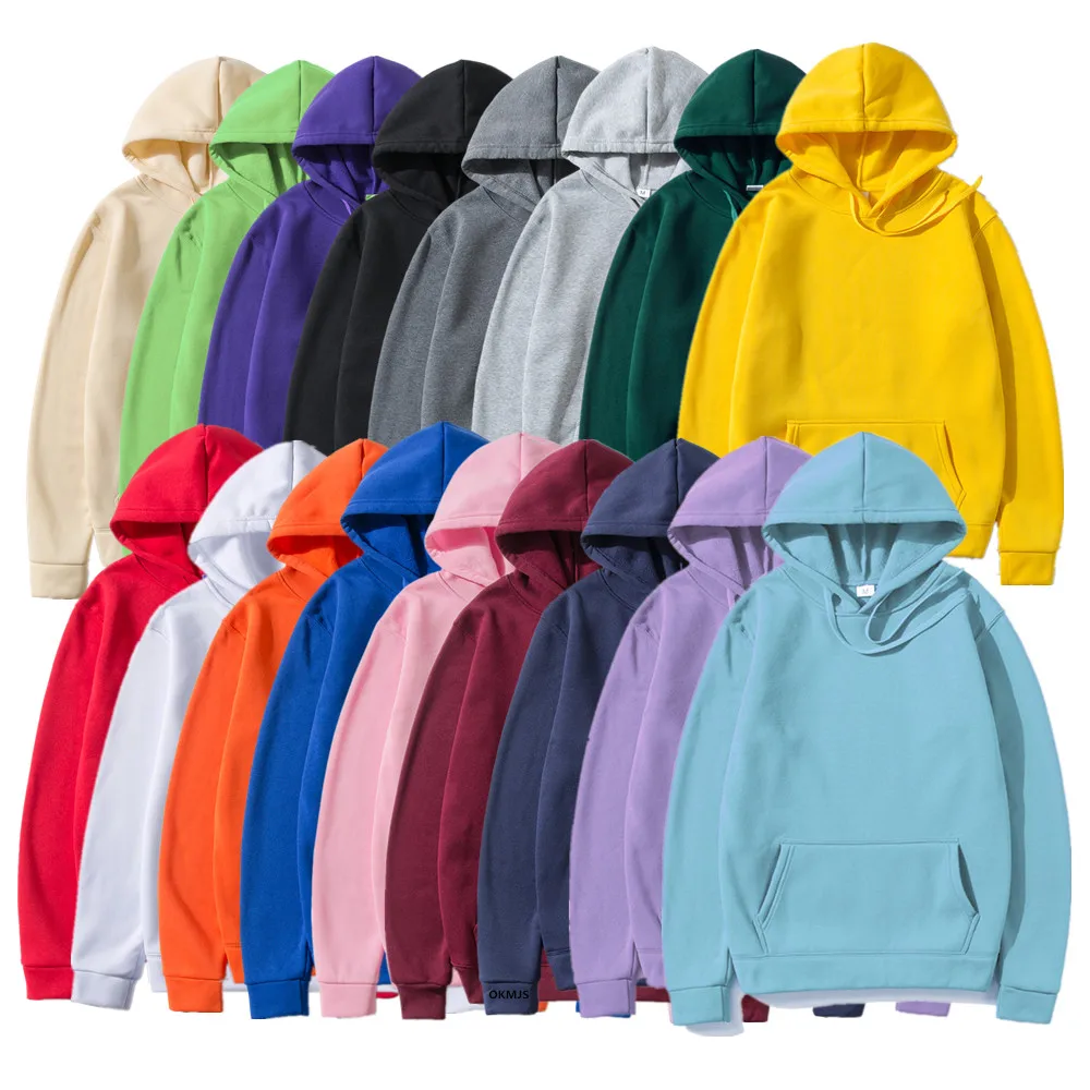 Top Trends: 2023Hot Fashion Men's Women's Hoodie 2023 Autumn New Men's Casual Hoodie Sweatshirt Men's Solid Color Hoodie Sweatshirt Top Shoppable Styles