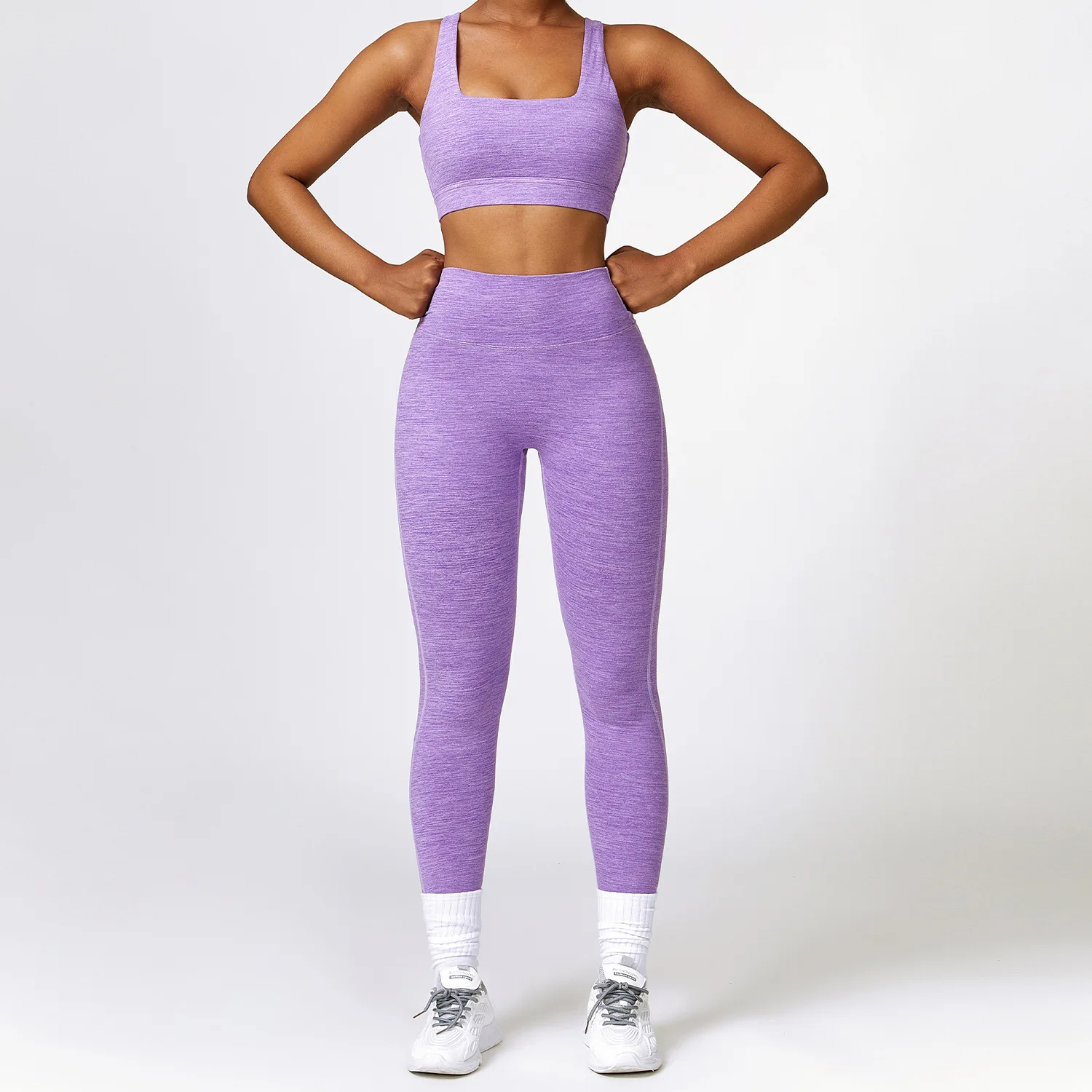 Top Trends: Seamless Yoga Set Workout Outfits For Women Tracksuit 2PCS Sport Bra High Waist Shorts Yoga Leggings Sets Fitness Gym Clothing Shoppable Styles - Image 3