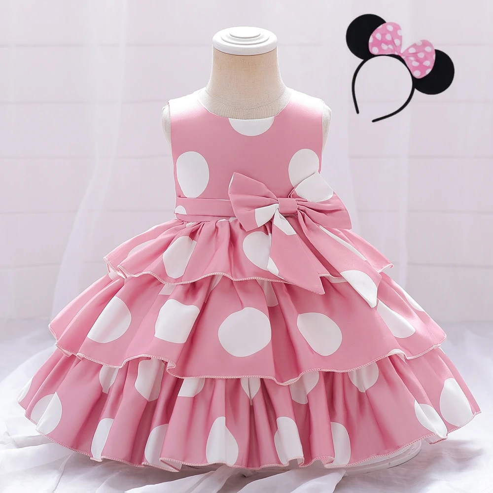 Top Trends: Baby Girl Princess Polka Dots Dress Tutu Ball Gown Kids Wedding Birthday Party Kids Girls Halloween Costume Christmas Dresses Shoppable Styles