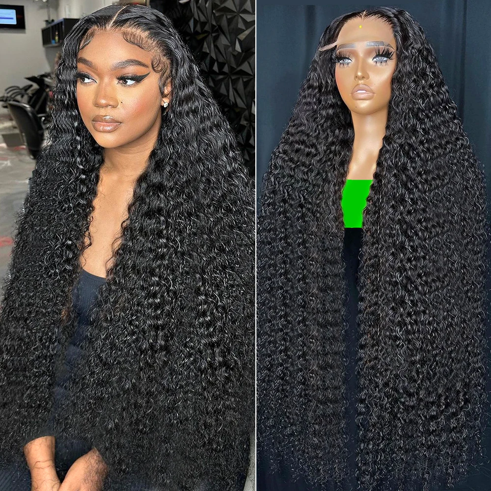 Top Trends: Deep Wave Frontal Wig 13x6 Hd Lace 360 Curly Full Lace Front Human Hair Wigs For Black Women Brazilian Pre Plucked Hair 30 Inch Shoppable Styles