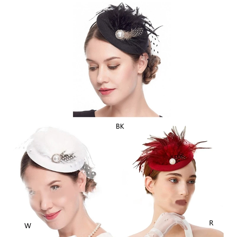 Top Trends: Elegant Fascinator Hat Pillbox Hat For Women Cocktail Tea Party Headwear Exquisite French Fascinator For Wedding Shoppable Styles - Image 3