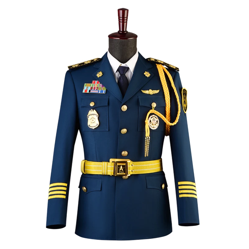 Top Trends: High Quality Men International Airline Manager Professional Suit Man Security Guard Uniform Suits Male Business Casual Costumes Shoppable Styles