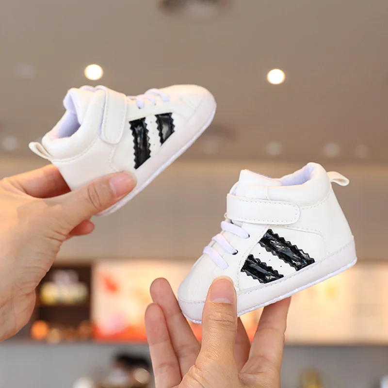 Top Trends: New 0-18M Baby Shoes Boy Newborn Infant Toddler Casual Comfor Cotton Sole Anti-slip PU Leather First Walkers Crawl Crib Shoes Shoppable Styles