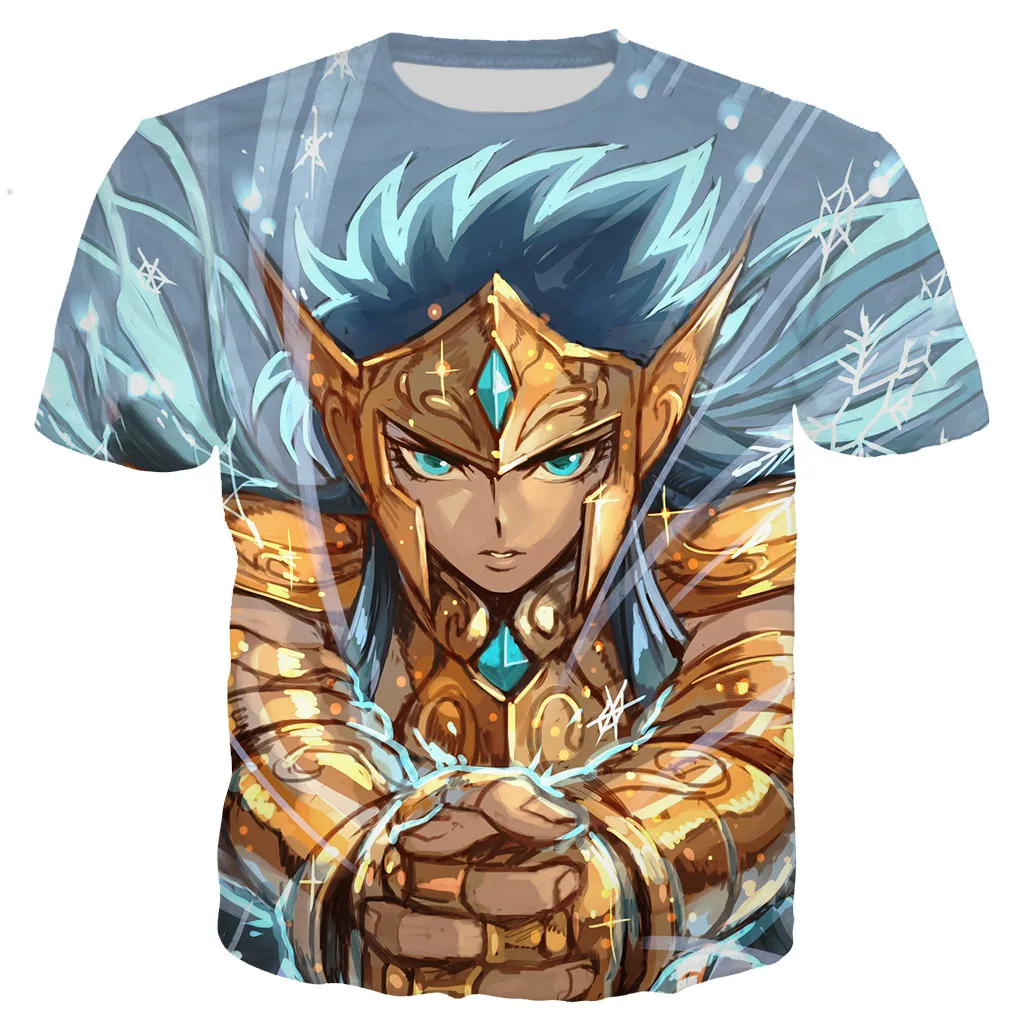 Top Trends: Saint Seiya Classic Anime 3D Harajuku Printed Fashion Men Women Children Casual Crewneck Short Sleeve Slim Summer Popular Tees Shoppable Styles