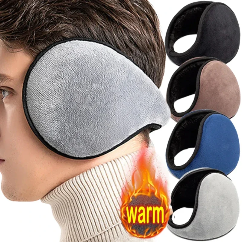 Top Trends: Soft Plush Thickening Ear Warmer Women Men Cold Proof Fashion Winter Earmuffs Solid Color Earflap Outdoors Protection Ear-Muffs Shoppable Styles