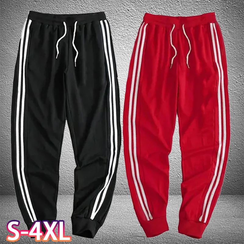 Top Trends: Joggers Pants Men Running Sweatpants Striped Track Pants Gym Fitness Sports Trousers Male Bodybuilding Training Bottoms Shoppable Styles