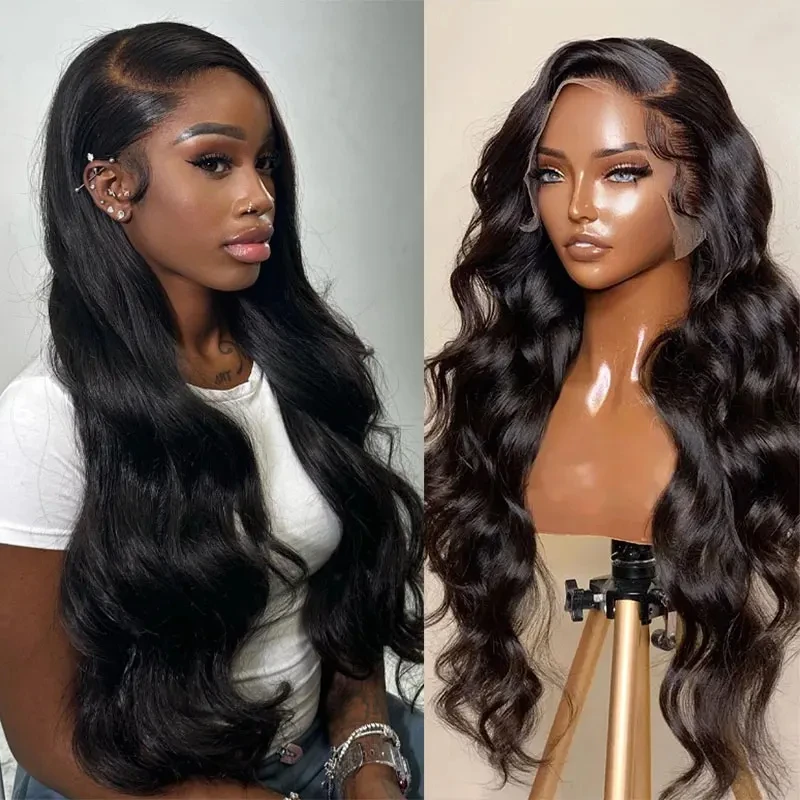 Top Trends: 250 Density 13x4 Lace Frontal Wig Curly Glueless Wig Human Hair Ready To Wear 34 30 Inch Hd Lace Front Body Wave Human Hair Wigs Shoppable Styles