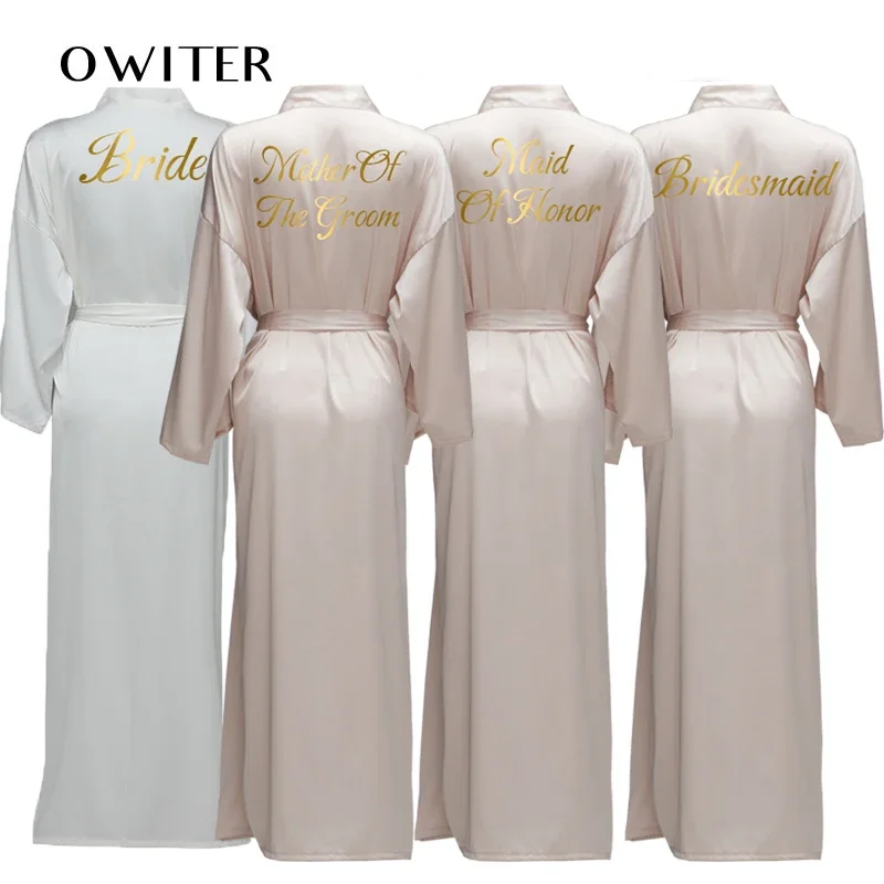 Top Trends: New Satin Chiffon Robes Bridesmaid Robes Bride Robe Women Wedding Long Robe Bathrobe Champagne White Robe Satin Robe Shoppable Styles