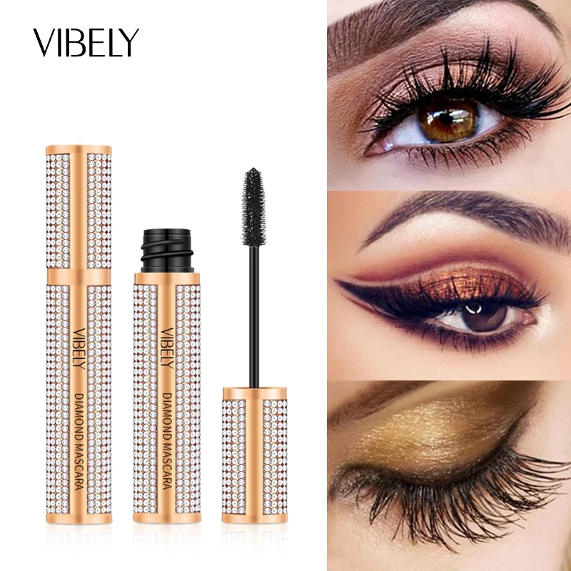 Top Trends: VIBELY 4D Silk Fiber Eye Lash Mascara Extension Effect False Eyelash Waterproof Lengthening Mascara Extra Volume Bulklash Makeup Shoppable Styles