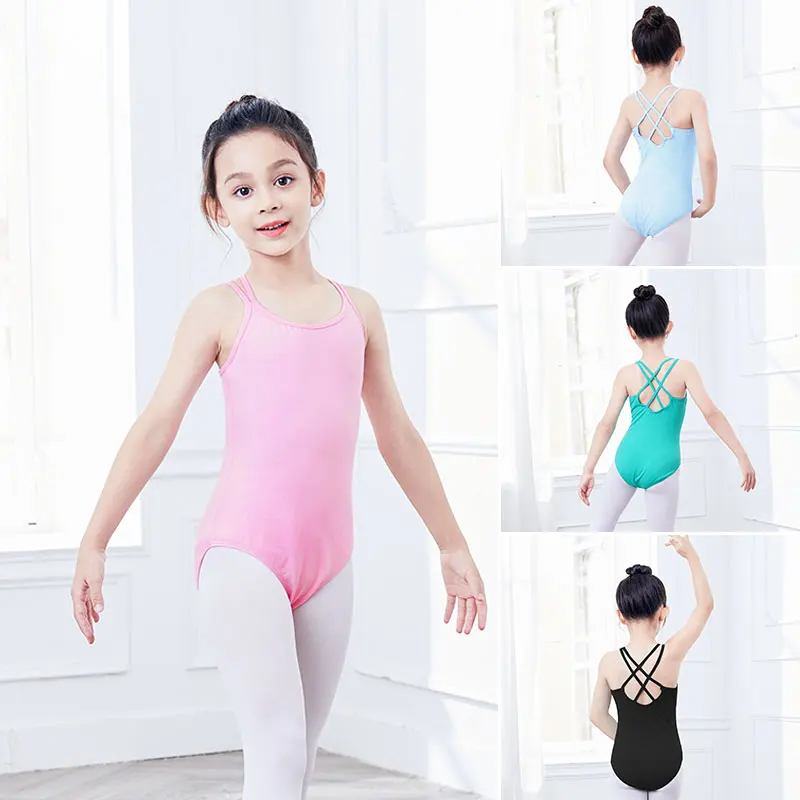 Top Trends: Gymnastic Leotard Girls Double Straps Camisole Dance Leotard Spaghetti Strap Dance Costumes Bodysuit Cross Back Ballet Leotard Shoppable Styles