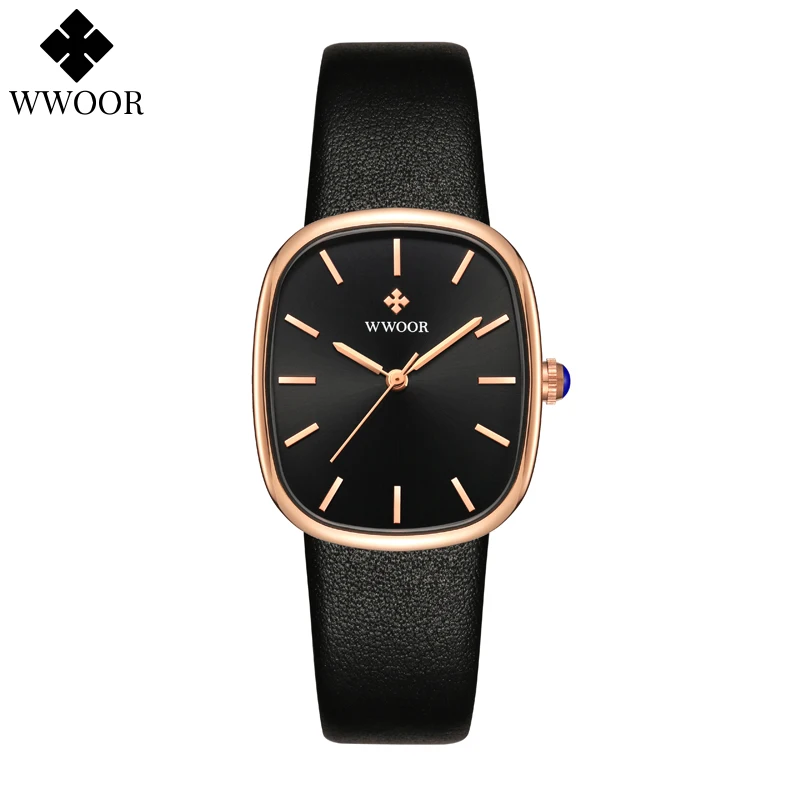 Top Trends: WWOOR New Reloj Fashion Women's Bracelet Watch Luxury Brand Elegant Dress Quartz Clock Waterproof Top Ladies Wristwatch Gift Box Shoppable Styles