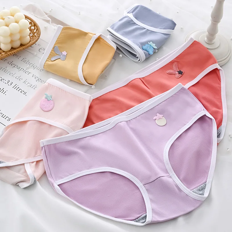 Top Trends: 1PCS Underwear Women Panties Lingerie Female Mid-Rise Breathable Comfort Briefs Sexy Solid Color Underpants Shoppable Styles