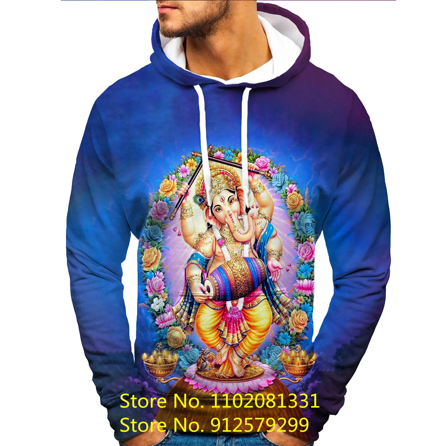 Top Trends: Fashion Hindu God Lord Shiva Hoodie 2022 India God 3D Printed Mens Sweatshirt Unisex Pullover Casual Shirts Shoppable Styles