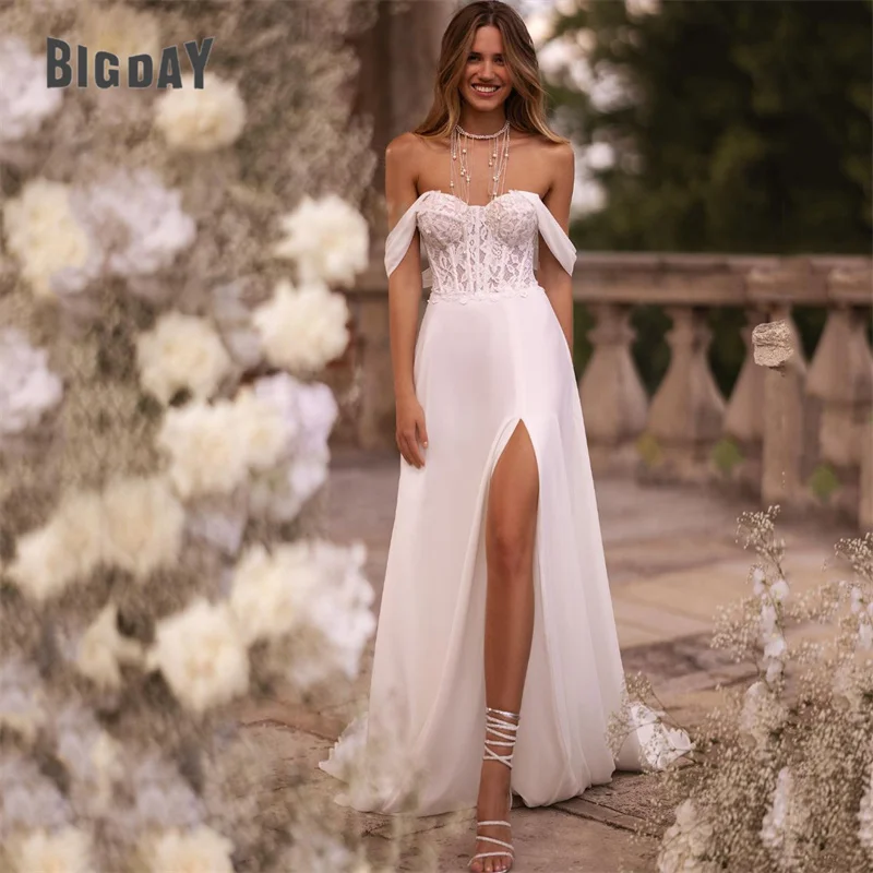 Top Trends: Elegant Mermaid Wedding Dresses Women Lace Off The Shoulder Open Back Sweetheart Split Bridal Gown Sweep Train Vestidos De Noiva Shoppable Styles