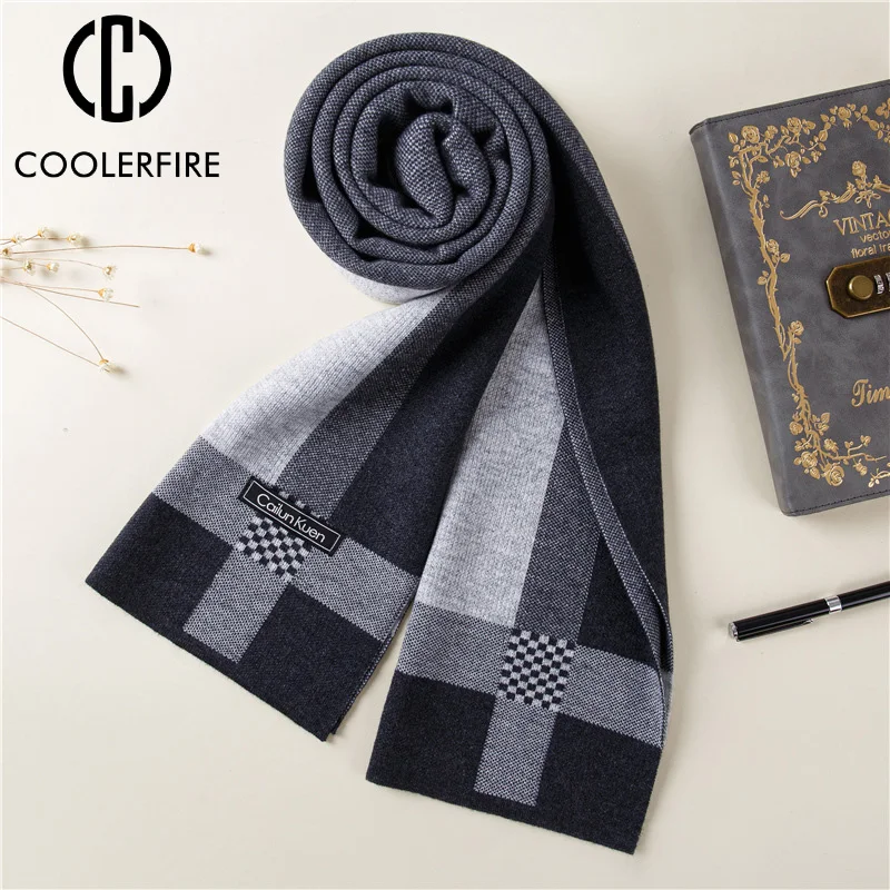 Top Trends: Cashmere Men Scarf Luxury Designer Lightweight Plaid Scarf For Men Cashmere Scarf Fringed Tassel Soft Keep Warm Windproof AD2114 Shoppable Styles