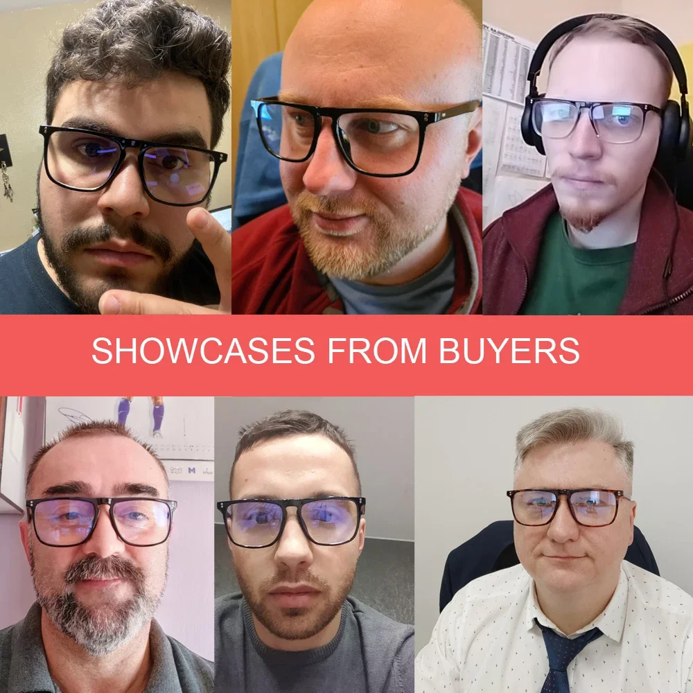 Top Trends: ROLIPOP Anti Blue Light Glasses Blocking Filter Reduces Eyewear Strain Clear Gaming Computer Glasses Men Improve Comfort Shoppable Styles - Image 4