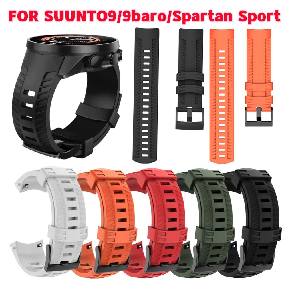 Top Trends: Rubber Silicone 24mm Strap For Suunto 9 Smart Wristband For Suunto 9 Baro Replacement Bracelet Spartan Sport Watch Band Shoppable Styles