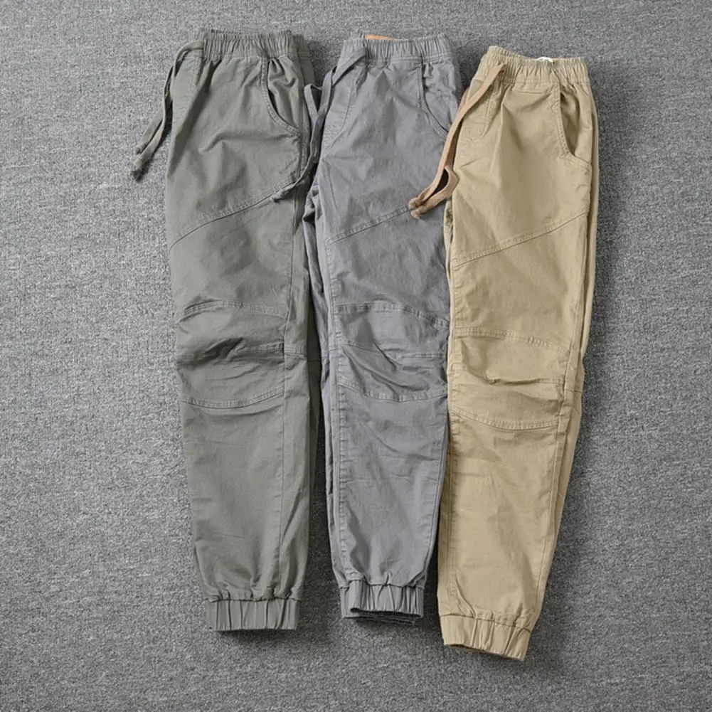 Top Trends: Men's Cargo Pants Pockets Breathable Ankle-banded Men Trousers Causal Pants Shoppable Styles