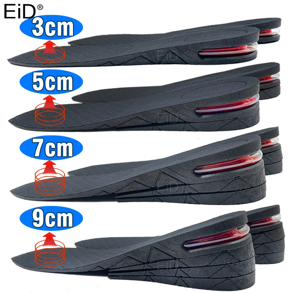 Top Trends: EiD 3-9cm Height Increase Insole Cushion Height Lift Adjustable Cut Shoe Heel Insert Taller Shockarch Support Absorbant Foot Pad Shoppable Styles