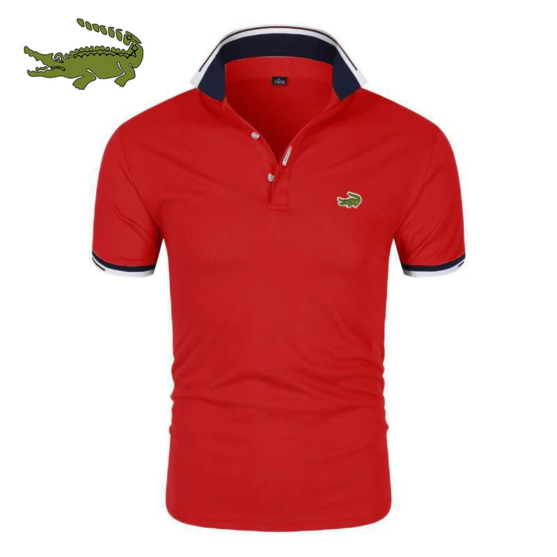 Top Trends: New Lacoste High Quality Polo T Shirt For Men New T-shirt Mens Polo Shirt Embroidered Shirt Male Summer T Shirt For Men Top Polo Shoppable Styles