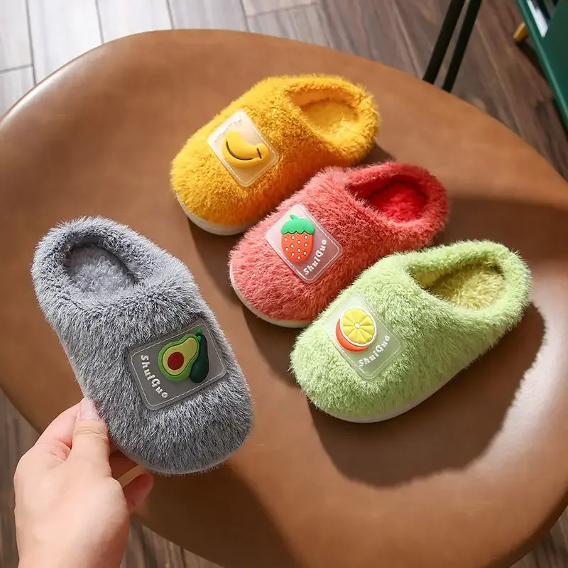 Top Trends: Children&#039;s Cotton Slippers Winter New Cartoon Cute Boys And Girls Slipper Baby Furry Slippers Kids House Slipper Kids Shoes Shoppable Styles