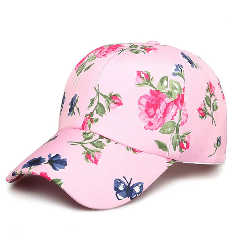 Top Trends: Sunscreen Baseball Rose Floral Print Cap For Women Casual Sport Caps Casual Fashion Dome Hats Golf Hat Beach Hat Drop Ship 2023 Shoppable Styles