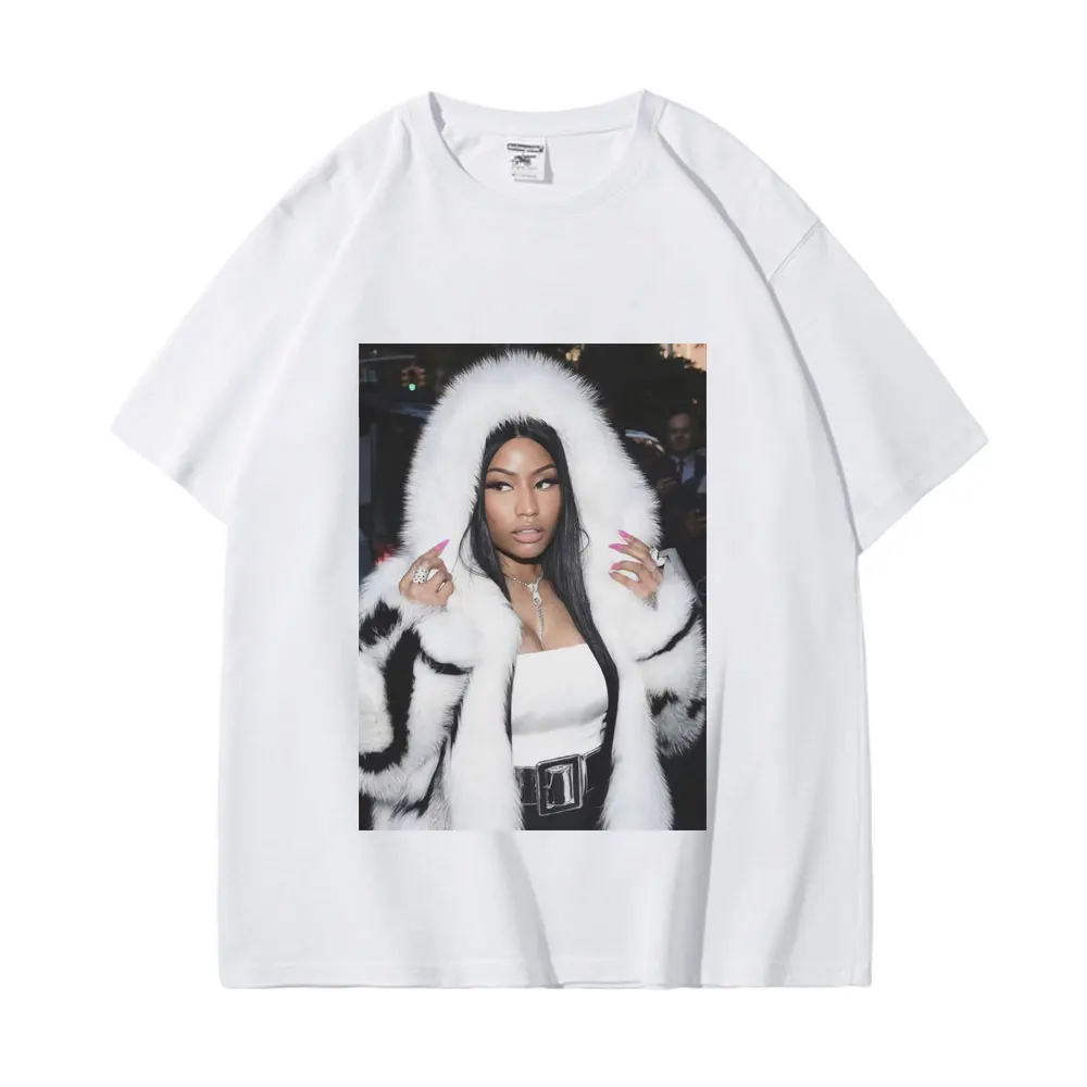 Top Trends: Rapper Nicki Minaj Graphic T Shirts Men Women Vintage Trend Short Sleeve T-shirt Fashion Hip Hop Oversized T-shirts Streetwear Shoppable Styles