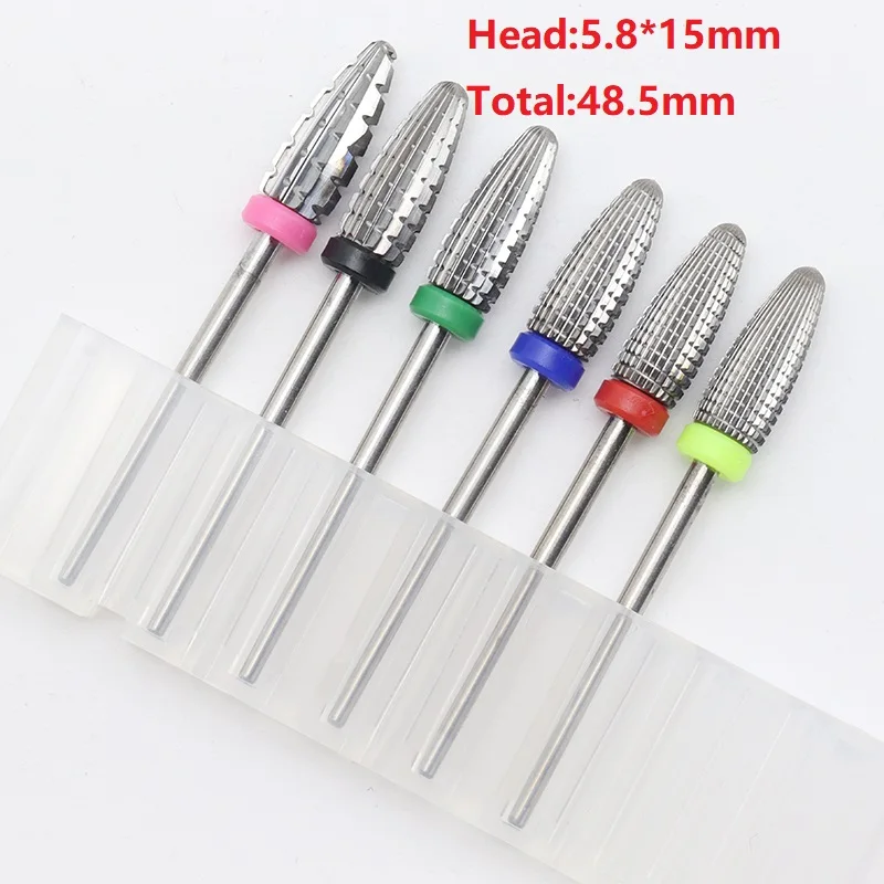 Top Trends: Easy Nail New Tungsten Carbide Nail Drill Bit Electric Nail Mills Cutter For Manicure Machine Nail Files Accessories F0615 Shoppable Styles