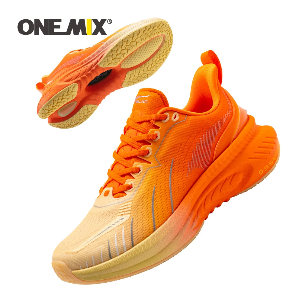 Top Trends: ONEMIX New Top Cushioning Running Shoes For Man Athletic Training Sport Shoes Outdoor Non-slip Wear-resistant Sneakers For Men Shoppable Styles