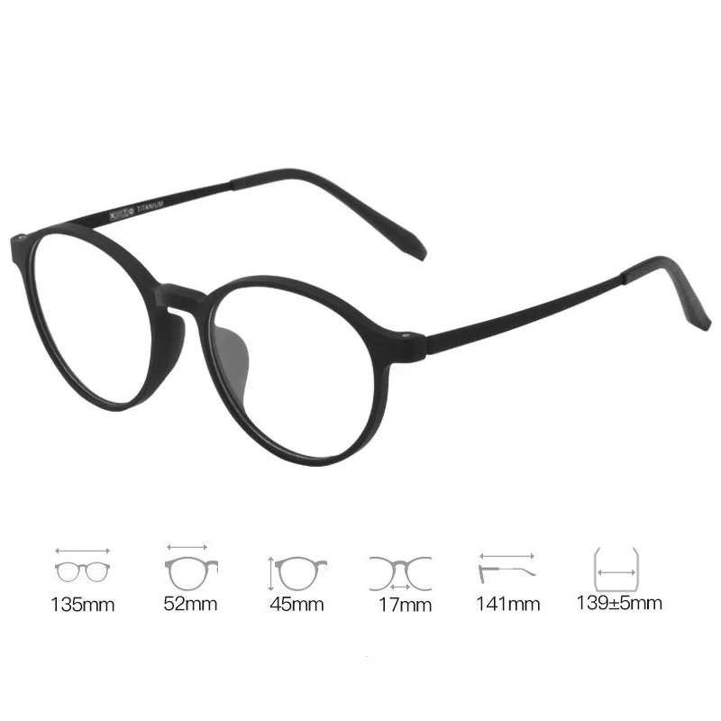 Top Trends: Pure Titanium Round Frame Anti Blue Light Photochromic Reading Glasses Men Computer Presbyopic Eyeglasses Magnifying Eyewear Shoppable Styles - Image 4