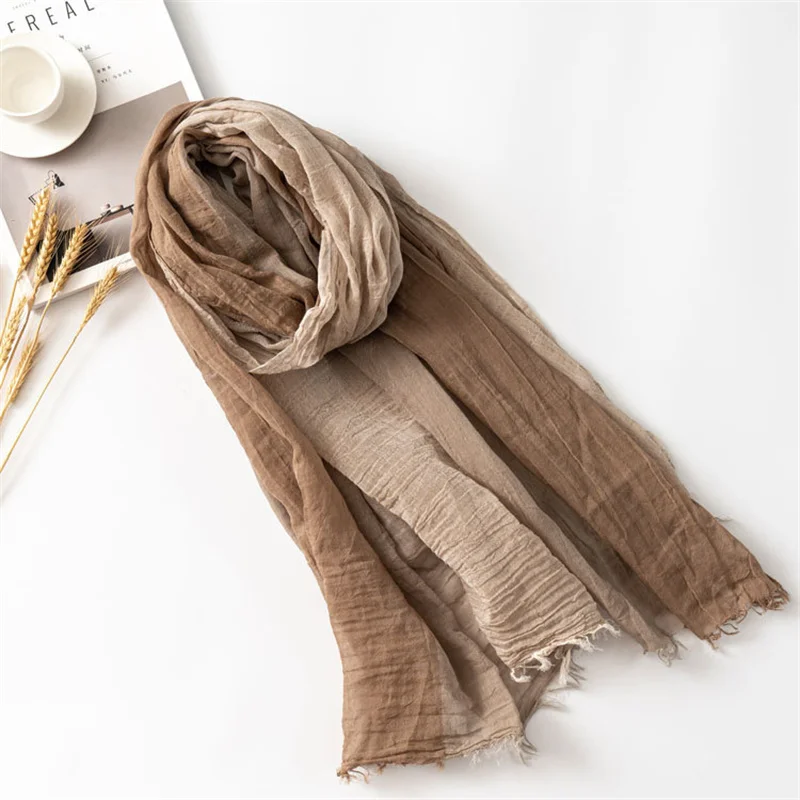 Top Trends: Patchwork Cotton Linen Men Scarf Autumn Winter Striped Tassel Scarf Men's Shawl Wrap Fashion Casual Male Bufandas Accessories Shoppable Styles - Image 5