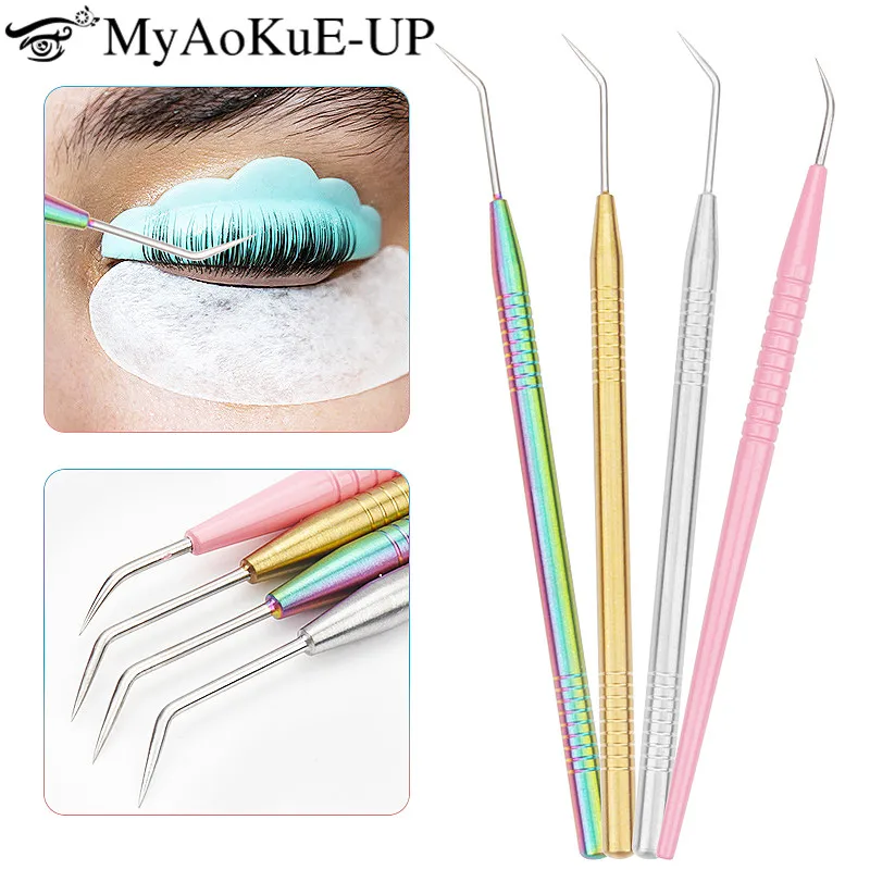 Top Trends: 1pcs Lash Lift Curler Kit Eyelash Perming Stick Stainless Steel Cosmetic Applicator Comb Makeup Tool Eyelash Extension Supplies Shoppable Styles