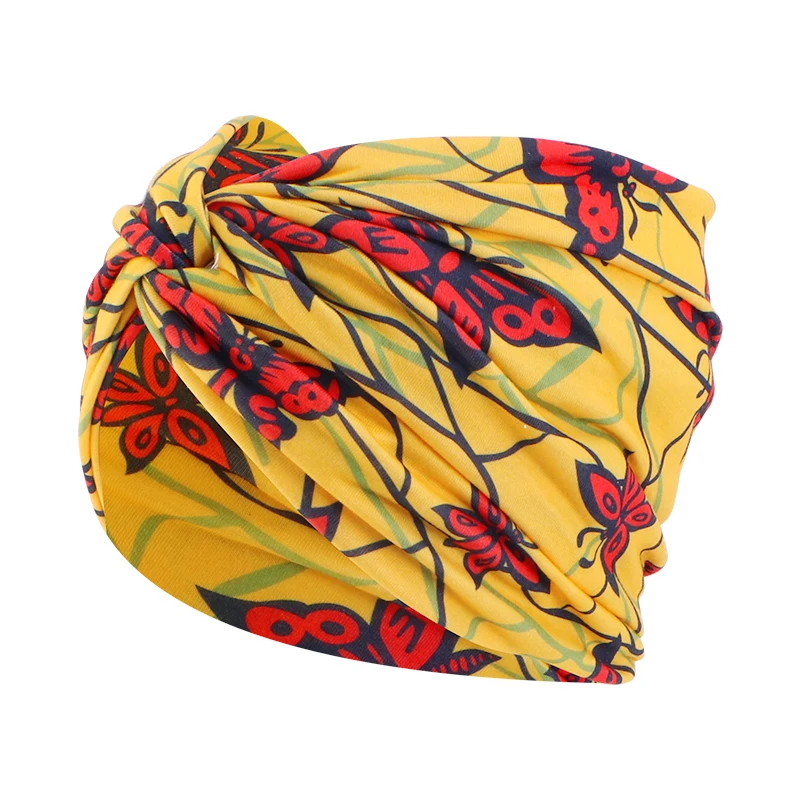 Top Trends: Newly African Pattern Twist Style Headband Elastic Double Layer Bandana Sports Run Hair Band For Women Headwear Hair Accessories Shoppable Styles - Image 6