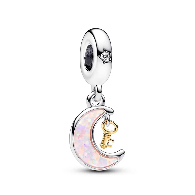 Top Trends: 2023 New 925 Silver New Year Collection Heart Shaped Snowman Logo Charm Charm For Original Women's Bracelet Jewelry Shoppable Styles - Image 3