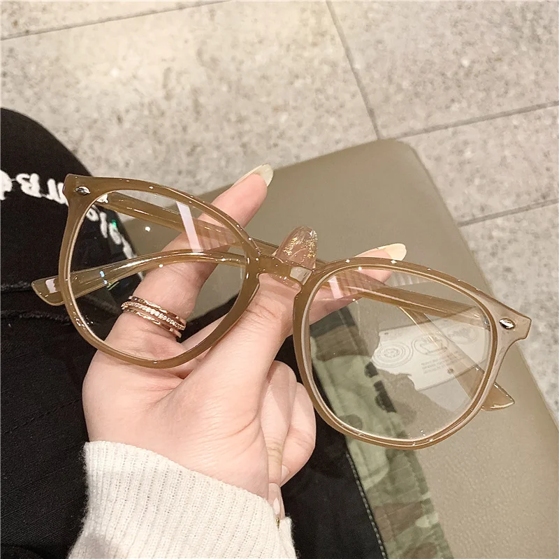 Top Trends: Fashion Women Glasses Frame Vintage Clear Lens Eyewear Men Optical Leopard Blue Light Blocking Eyeglasses Frame Shoppable Styles