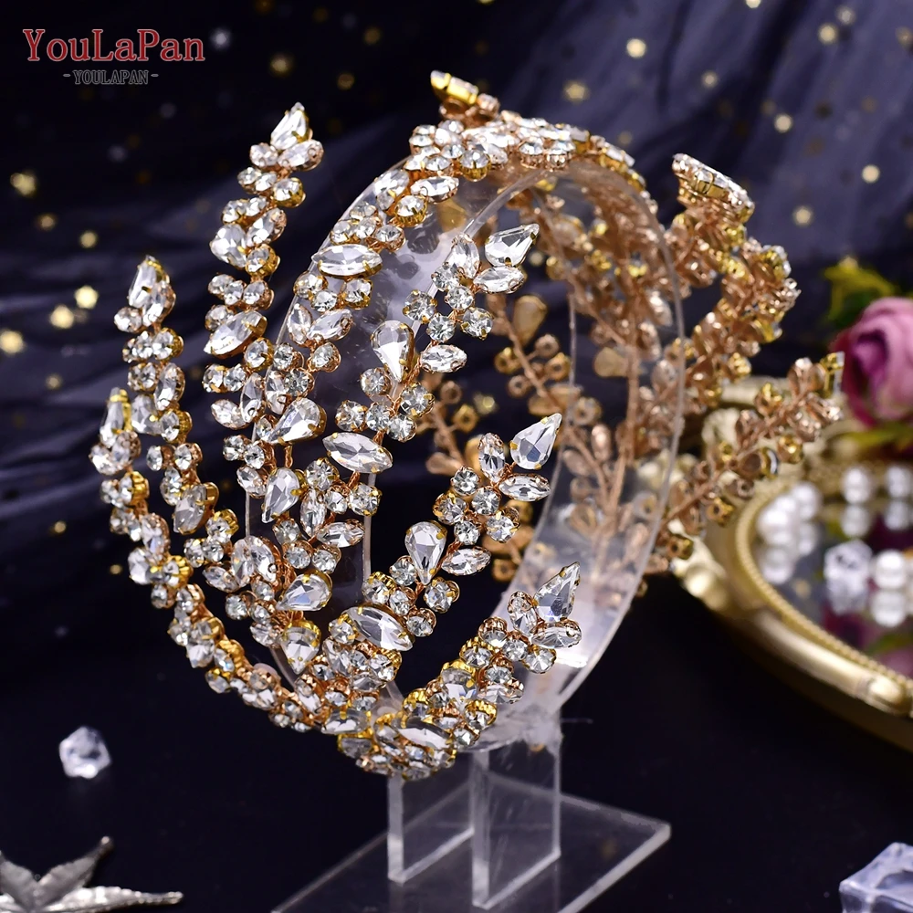 Top Trends: YouLaPan HP425 Crystal Bridal Headband Princess Tiara Wedding Hair Accessories Bride Headpiece Hair Ornaments Woman Headdress Shoppable Styles - Image 3