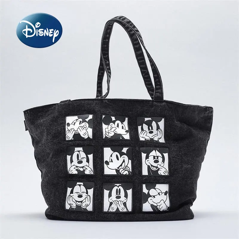 Top Trends: Disney Mickey New Women's Handbag Luxury Brand Fashion Women's Shoulder Bag High Capacity Cartoon Canvas Tote Bag High Quality Shoppable Styles