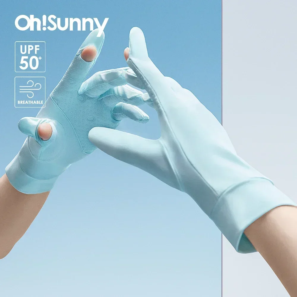 Top Trends: OhSunny Summer Light Breathable Sunscreen Driving Gloves New Tech Ceramic Fabric UPF 2000+ Anti UV Slip For Outdoor Cycling Shoppable Styles