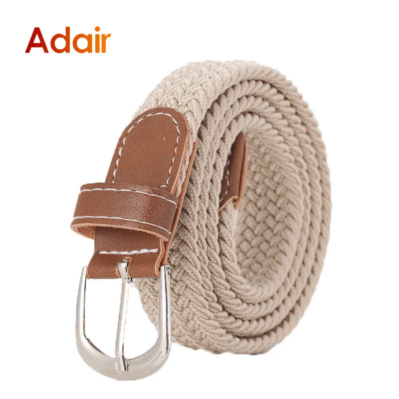 Top Trends: Elastic Belts For Woman Canvas Stretch Belt Solid Color High Quality Fashion Casual Jeans Webbing Ladies Tactical Strap DT050 Shoppable Styles